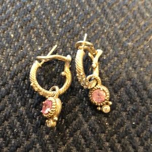 Sterling hoop earrings